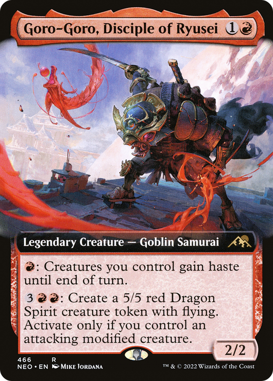 Goro-Goro, Disciple of Ryusei (466) (Extended Art) - Foil
