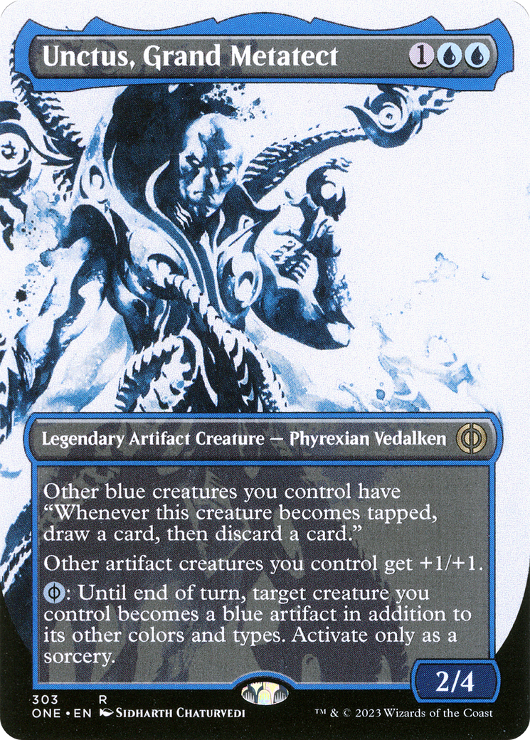 Unctus, Grand Metatect (303) (Borderless) (Showcase) - Foil