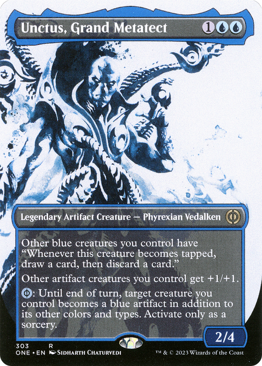 Unctus, Grand Metatect (303) (Borderless) (Showcase) - Foil