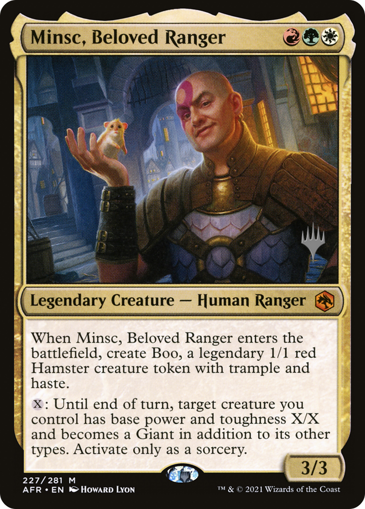 Minsc, Beloved Ranger (227) (Promo Pack) - Foil