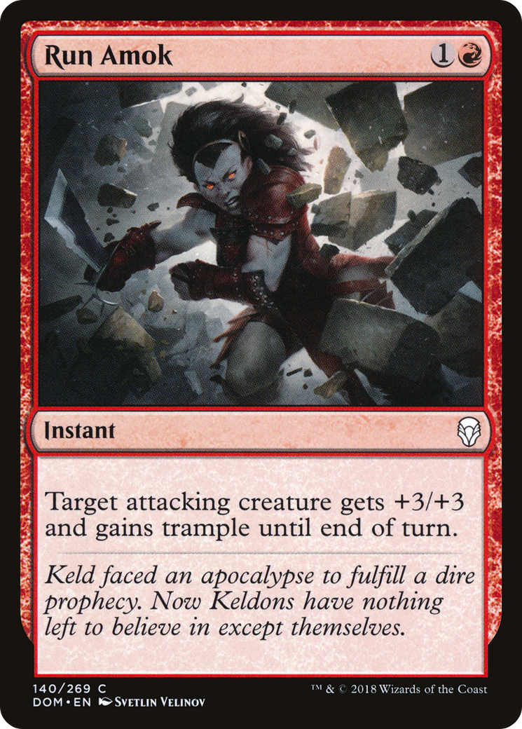 Run Amok - Foil