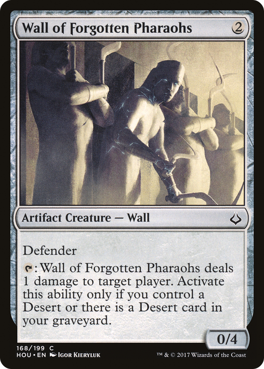 Wall of Forgotten Pharaohs - Foil