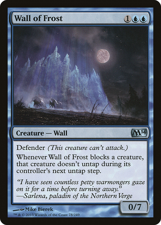 Wall of Frost - Foil