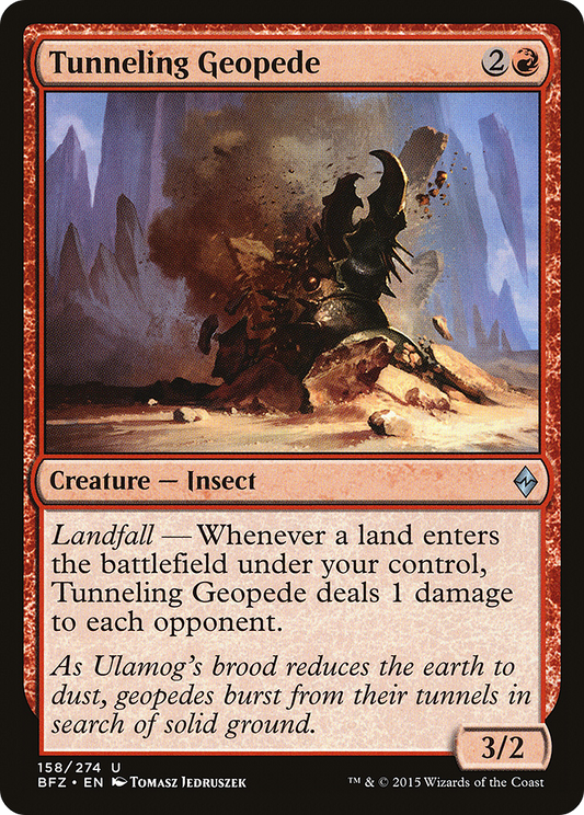 Tunneling Geopede - Foil