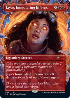 Jaya's Immolating Inferno (1063) (Borderless) - Foil