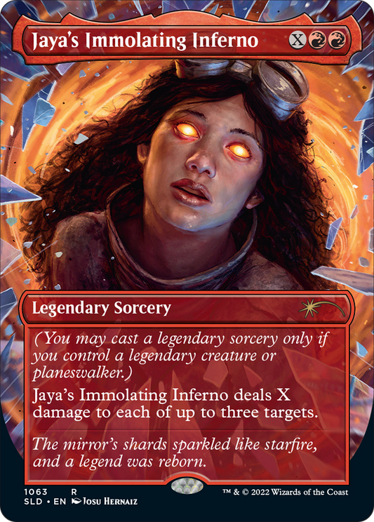 Jaya's Immolating Inferno (1063) (Borderless) - Foil