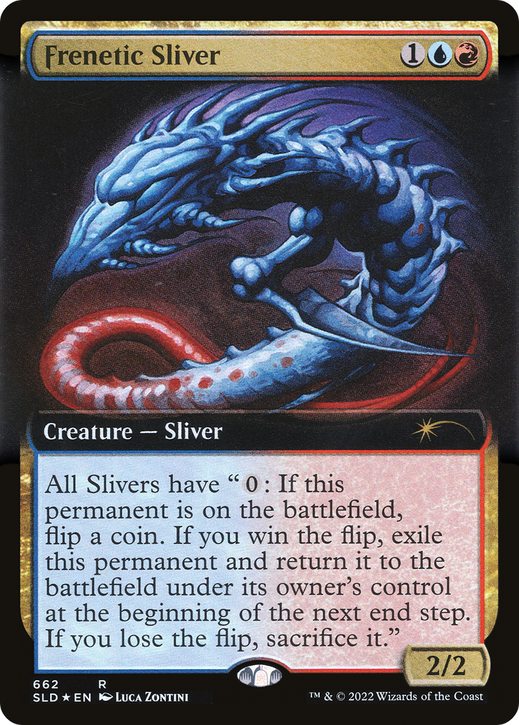 Frenetic Sliver (662) (Extended Art) - Foil