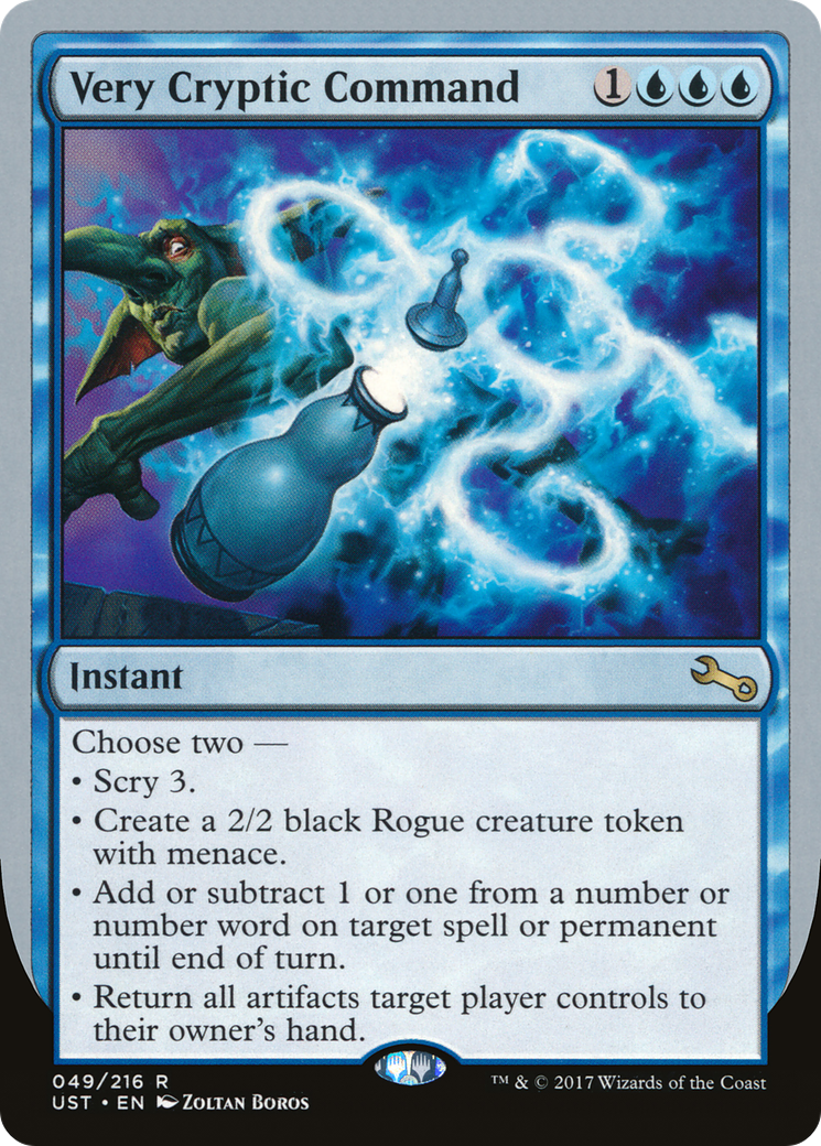 Very Cryptic Command (Scry 3)