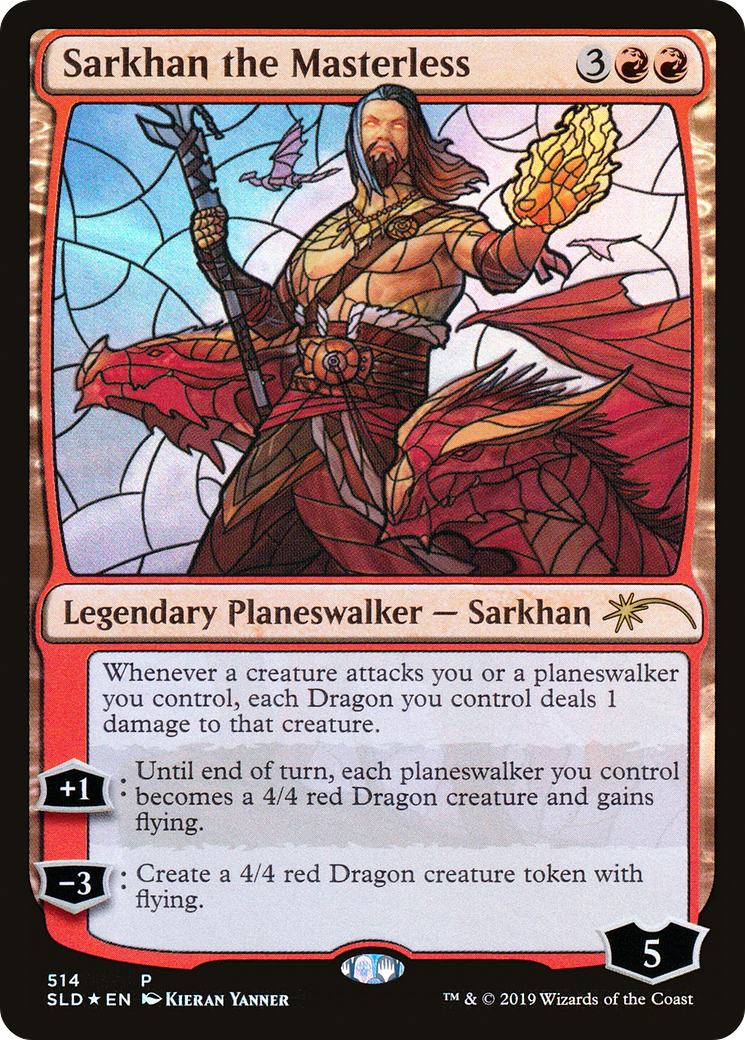 Sarkhan the Masterless (514) (Showcase) - Foil