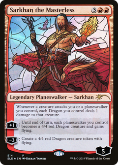 Sarkhan the Masterless (514) (Showcase) - Foil