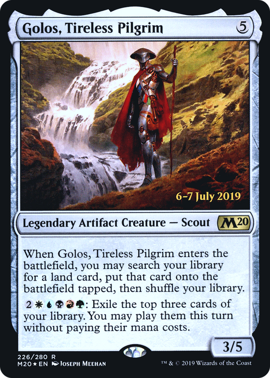 Golos, Tireless Pilgrim (226) (Prerelease) - Foil
