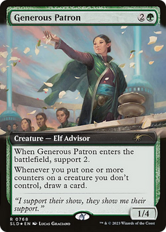 Generous Patron (0768) (Extended Art) - Foil