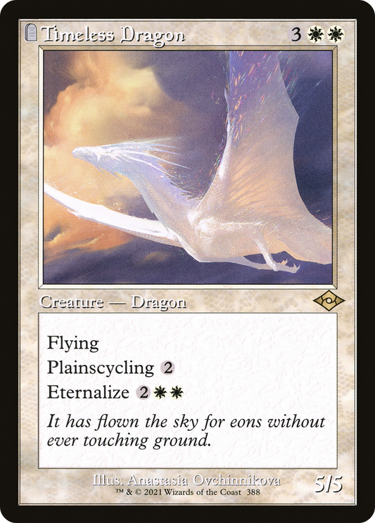 Timeless Dragon (388) (Retro Frame) - Foil Etched