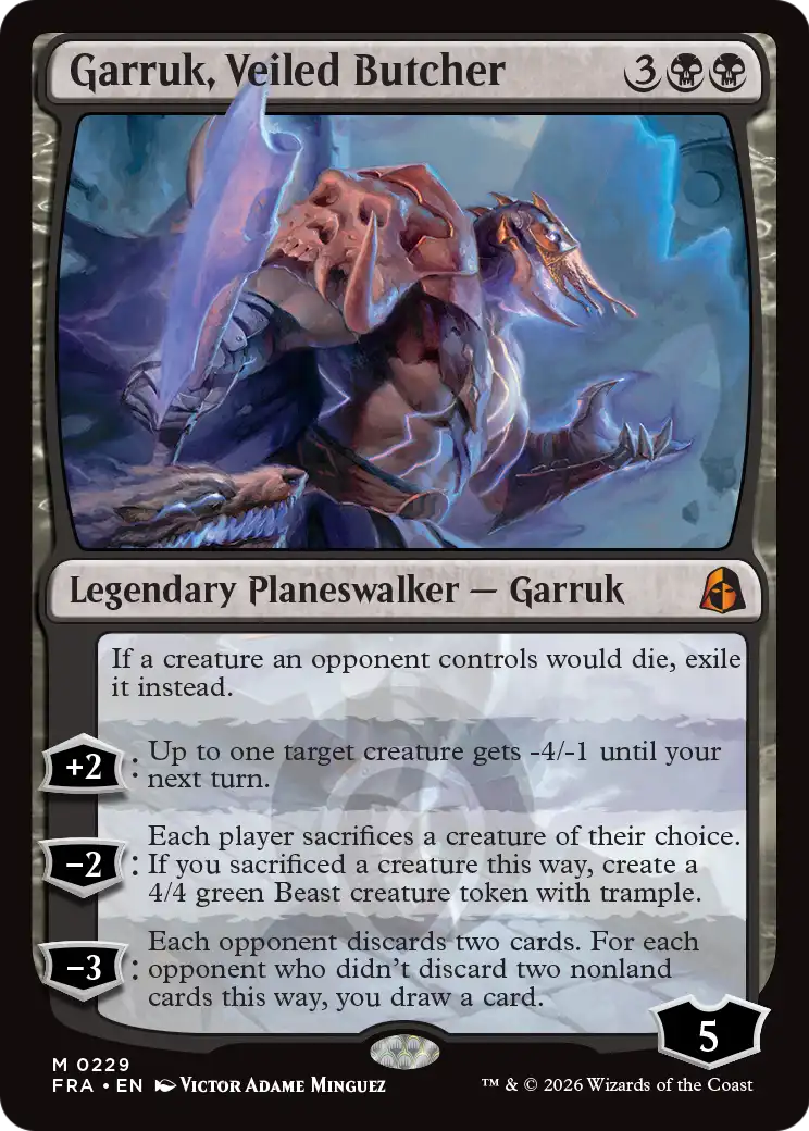 Garruk, Veiled Butcher (FRA) - Foil