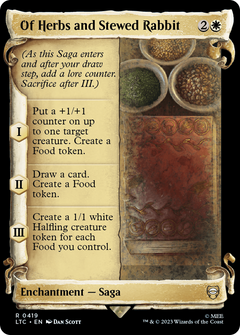 Of Herbs and Stewed Rabbit (0419) (Showcase) - Silver Foil