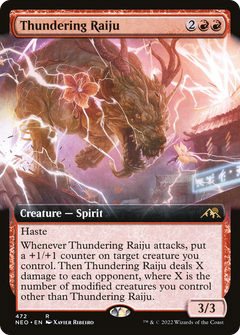 Thundering Raiju (472) (Extended Art) - Foil