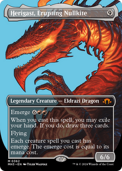 Herigast, Erupting Nullkite (0362) (Borderless) - Foil