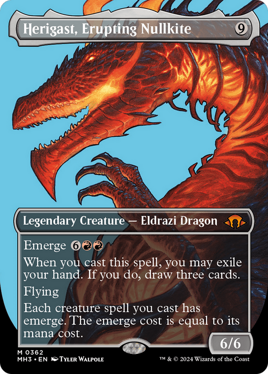 Herigast, Erupting Nullkite (0362) (Borderless) - Foil
