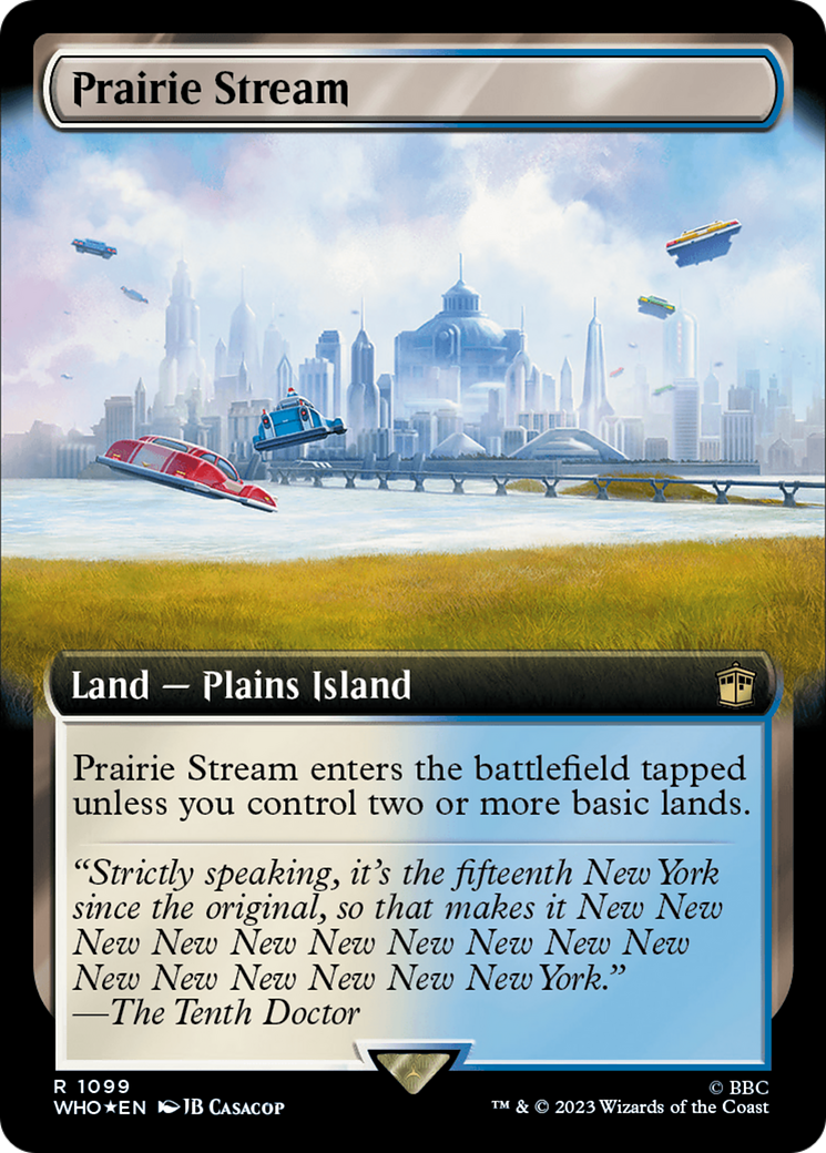 Prairie Stream (1099) (Extended Art) - Surge Foil
