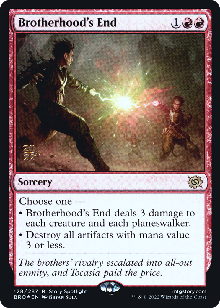Brotherhood's End (128) (Prerelease) - Foil