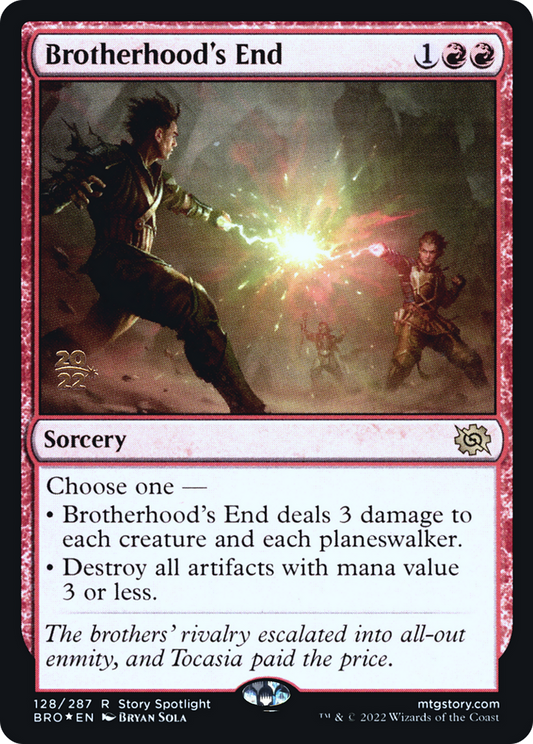 Brotherhood's End (128) (Prerelease) - Foil