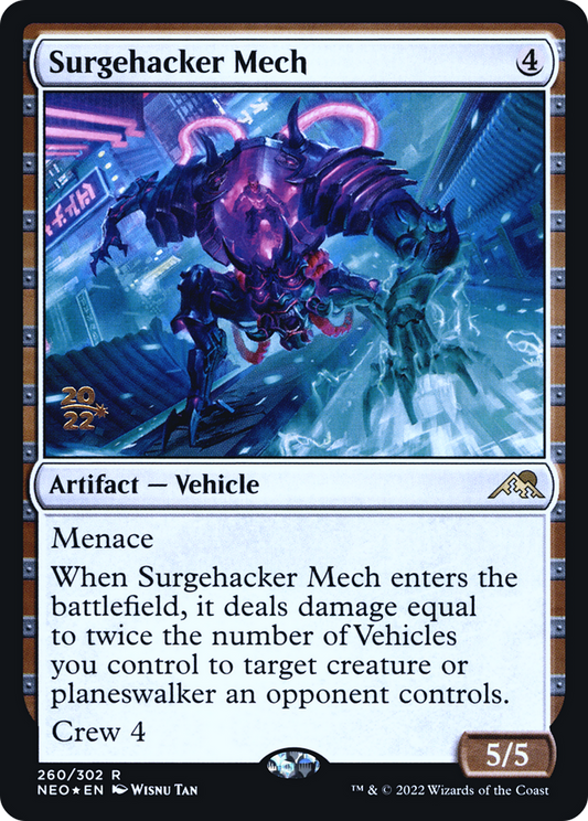 Surgehacker Mech (260) (Prerelease) - Foil