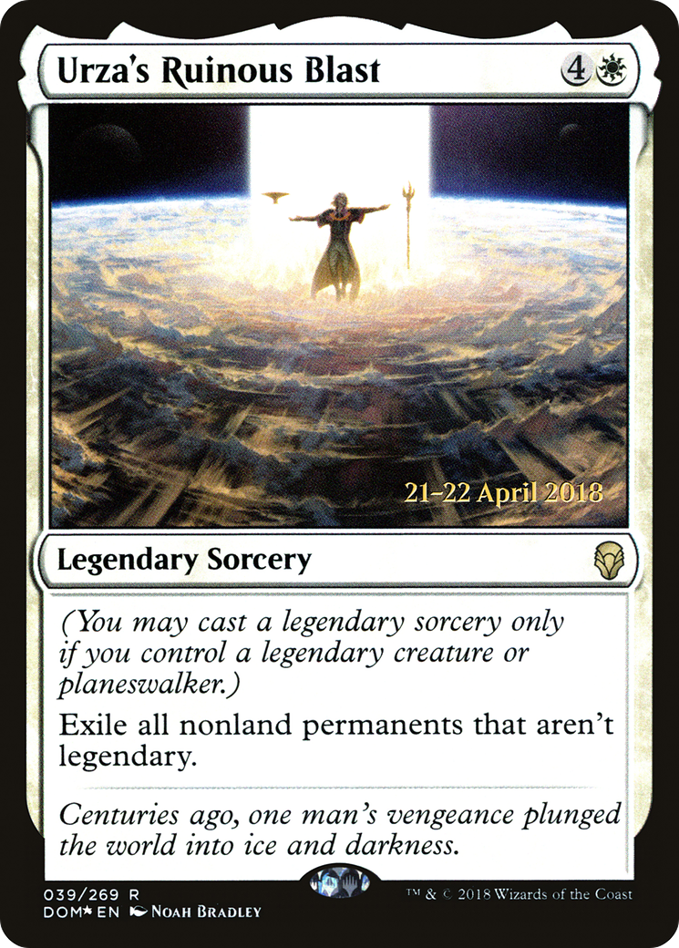 Urza's Ruinous Blast (039) (Prerelease) - Foil