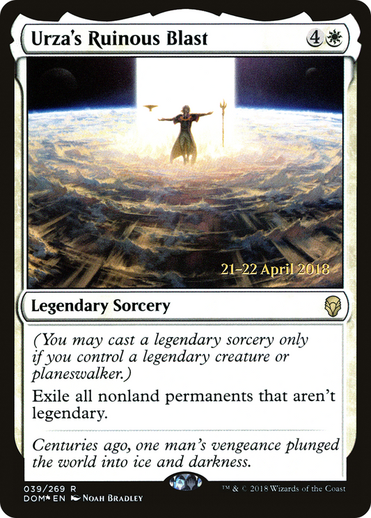 Urza's Ruinous Blast (039) (Prerelease) - Foil