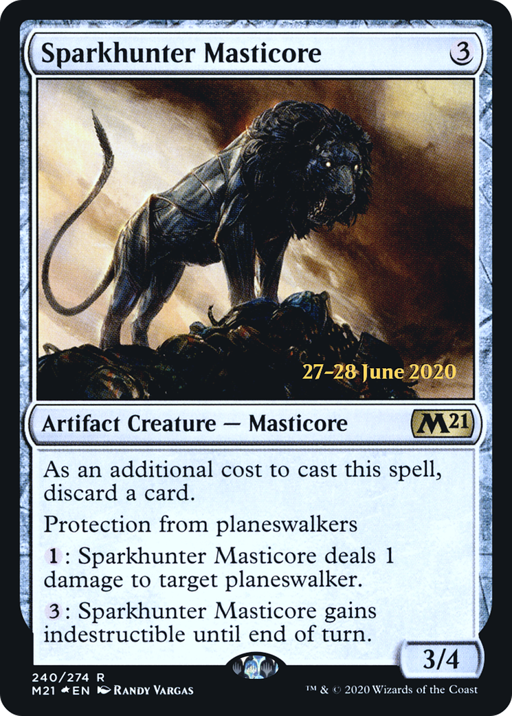 Sparkhunter Masticore (240) (Prerelease) - Foil