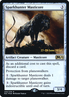 Sparkhunter Masticore (240) (Prerelease) - Foil