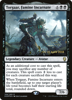 Torgaar, Famine Incarnate (108) (Prerelease) - Foil