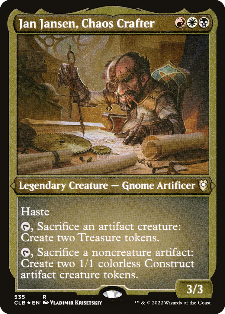Jan Jansen, Chaos Crafter - Foil Etched