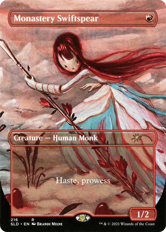 Monastery Swiftspear (216) (Borderless) - Foil