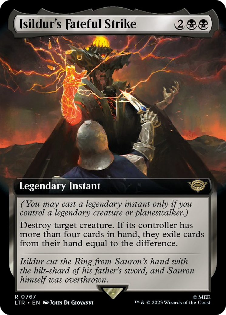 Isildur's Fateful Strike (0767) (Extended Art) - Surge Foil