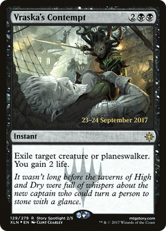 Vraska's Contempt (129) (Prerelease) - Foil