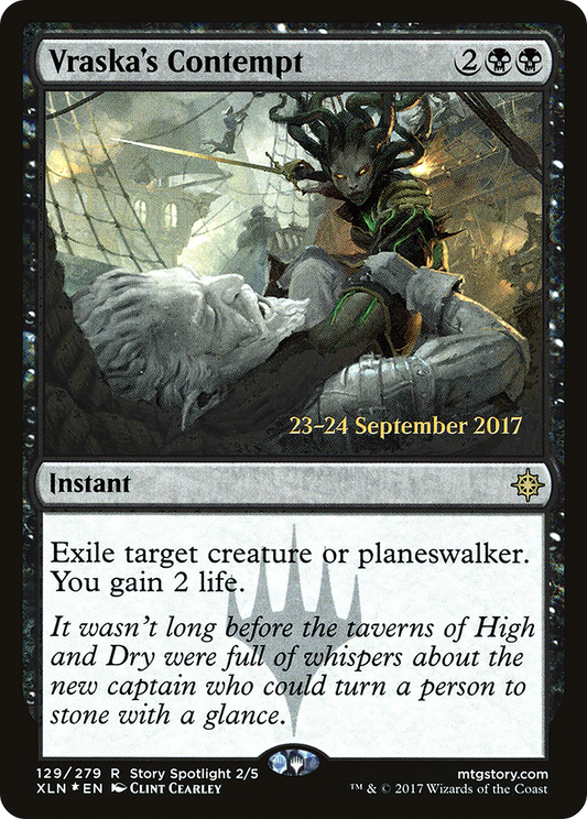 Vraska's Contempt (129) (Prerelease) - Foil