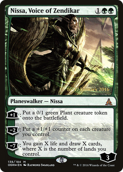 Nissa, Voice of Zendikar (138) (Prerelease) - Foil