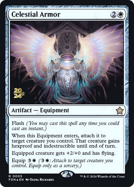 Celestial Armor (0005) (Prerelease) - Foil
