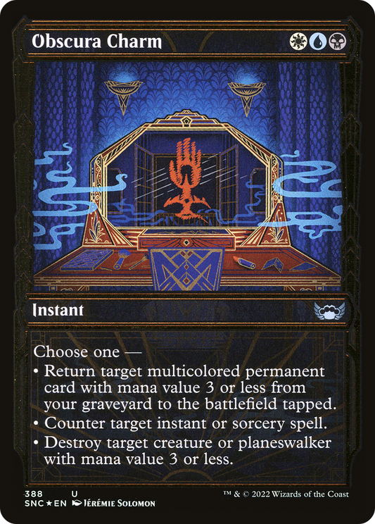 Obscura Charm (388) (Showcase) - Gilded Foil