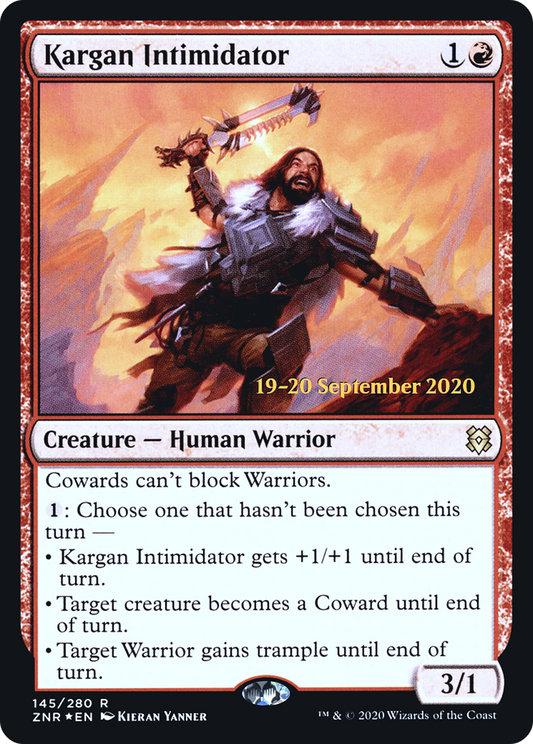 Kargan Intimidator (145) (Prerelease) - Foil