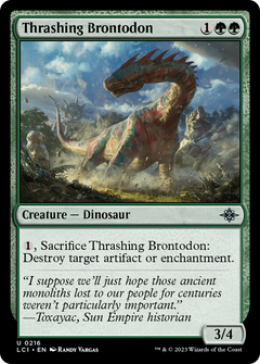 Thrashing Brontodon - Foil