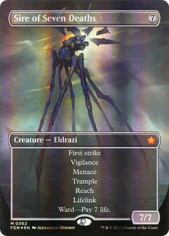 Sire of Seven Deaths (0362) (Borderless) - Mana Foil