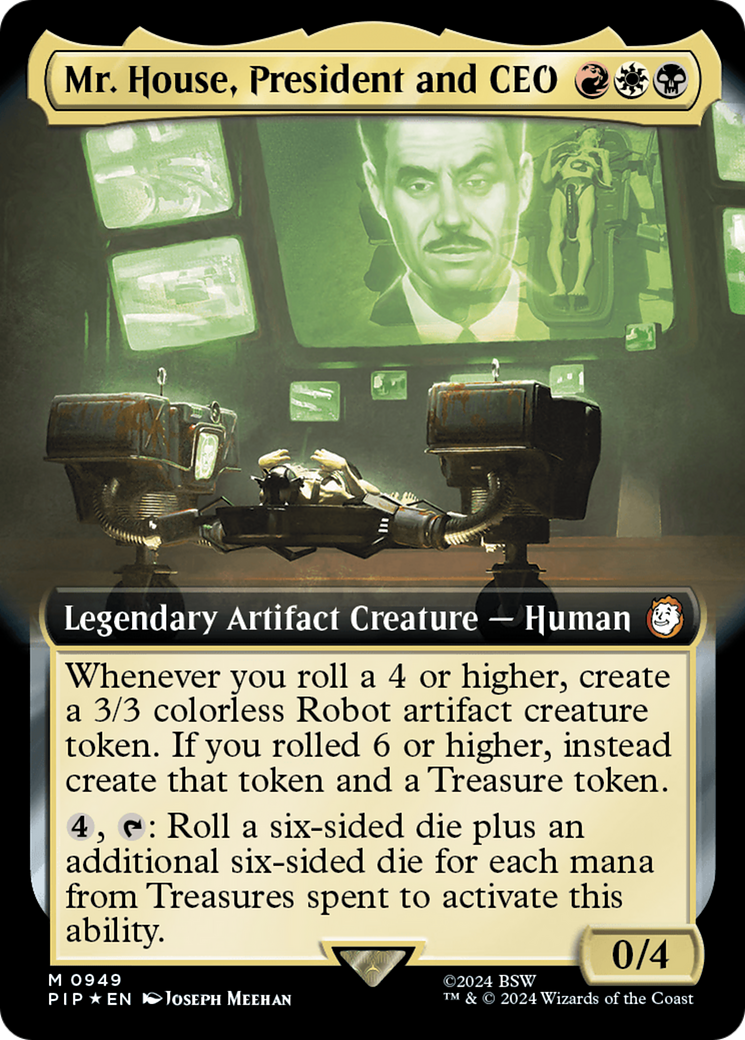 Mr. House, President and CEO (0949) (Extended Art) - Surge Foil