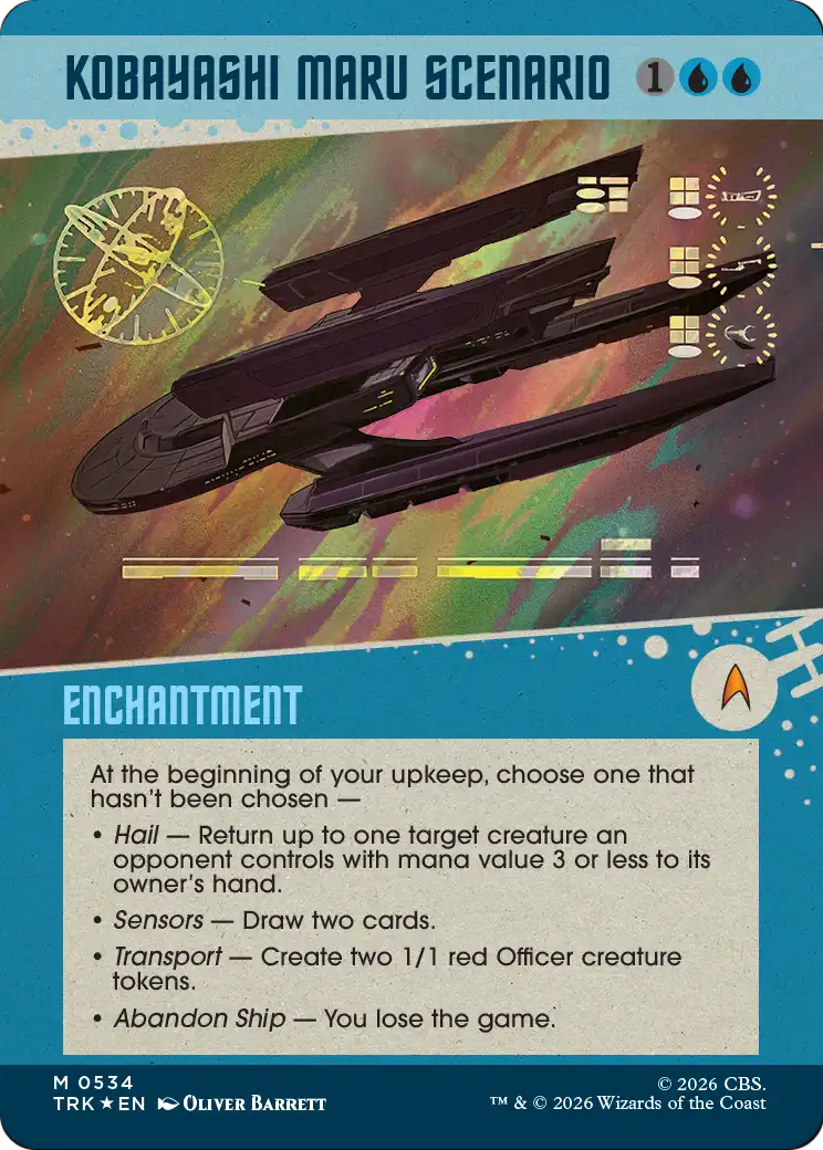 Kobayashi Maru Scenario (0534) (Showcase) (TRK) - Surge Foil