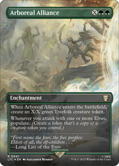 Arboreal Alliance (0541) (Borderless) - Surge Foil