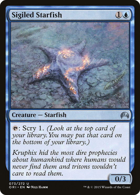Sigiled Starfish - Foil