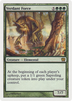 Verdant Force (9th Edition) (Oversized) (Box Topper Promo) (O9TH)
