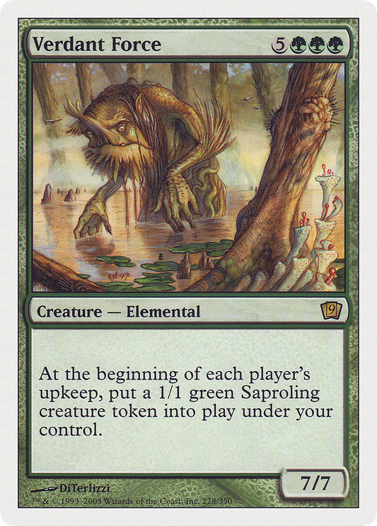 Verdant Force (9th Edition) (Oversized) (Box Topper Promo) (O9TH)