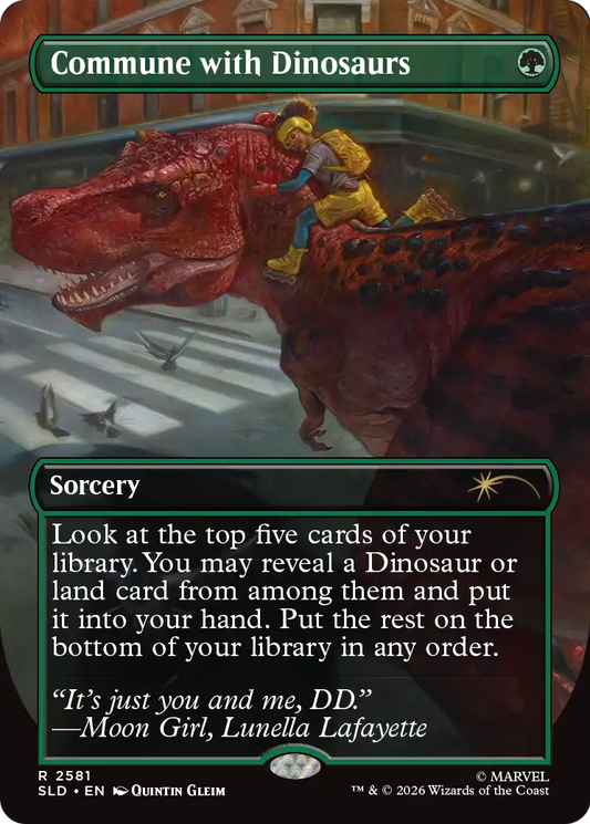 Commune with Dinosaurs (2581) (Borderless) (SLD)