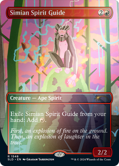 Simian Spirit Guide (1548) (Borderless) - Rainbow Foil